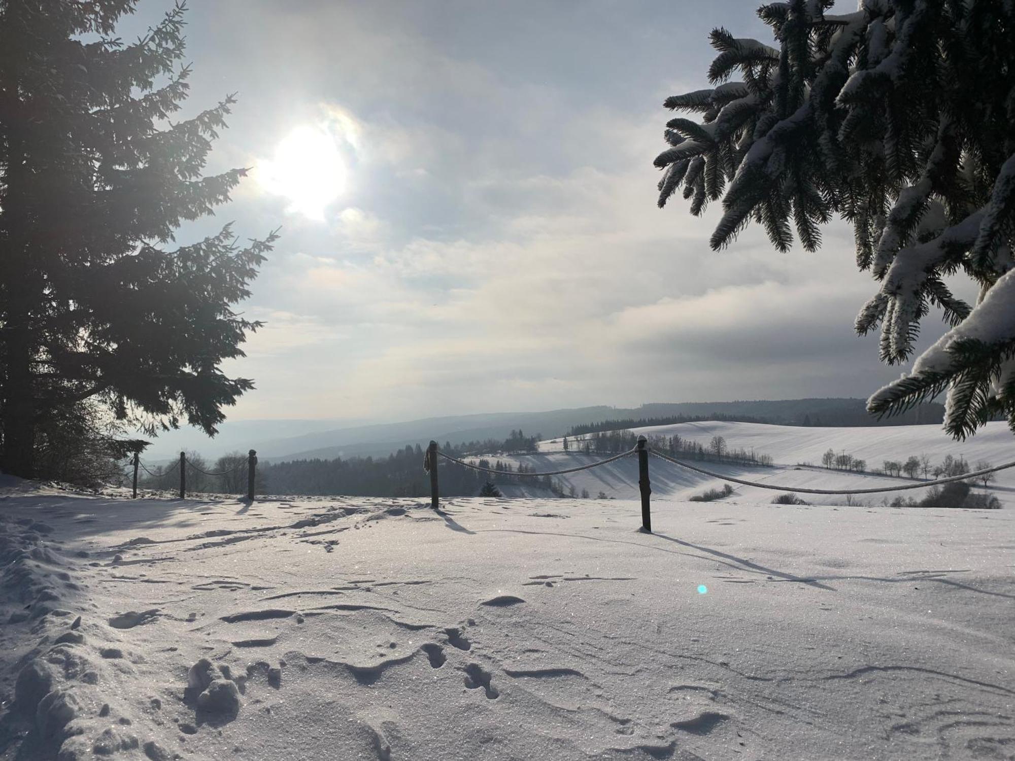 Restaurace A Penzion Gansberg Cotkytle Екстериор снимка